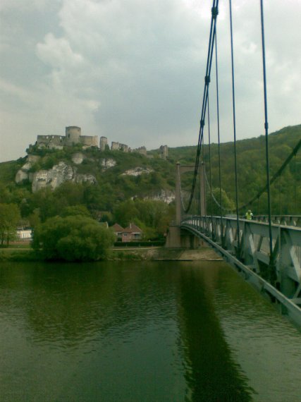 Château-Gaillard surplombant la Seine